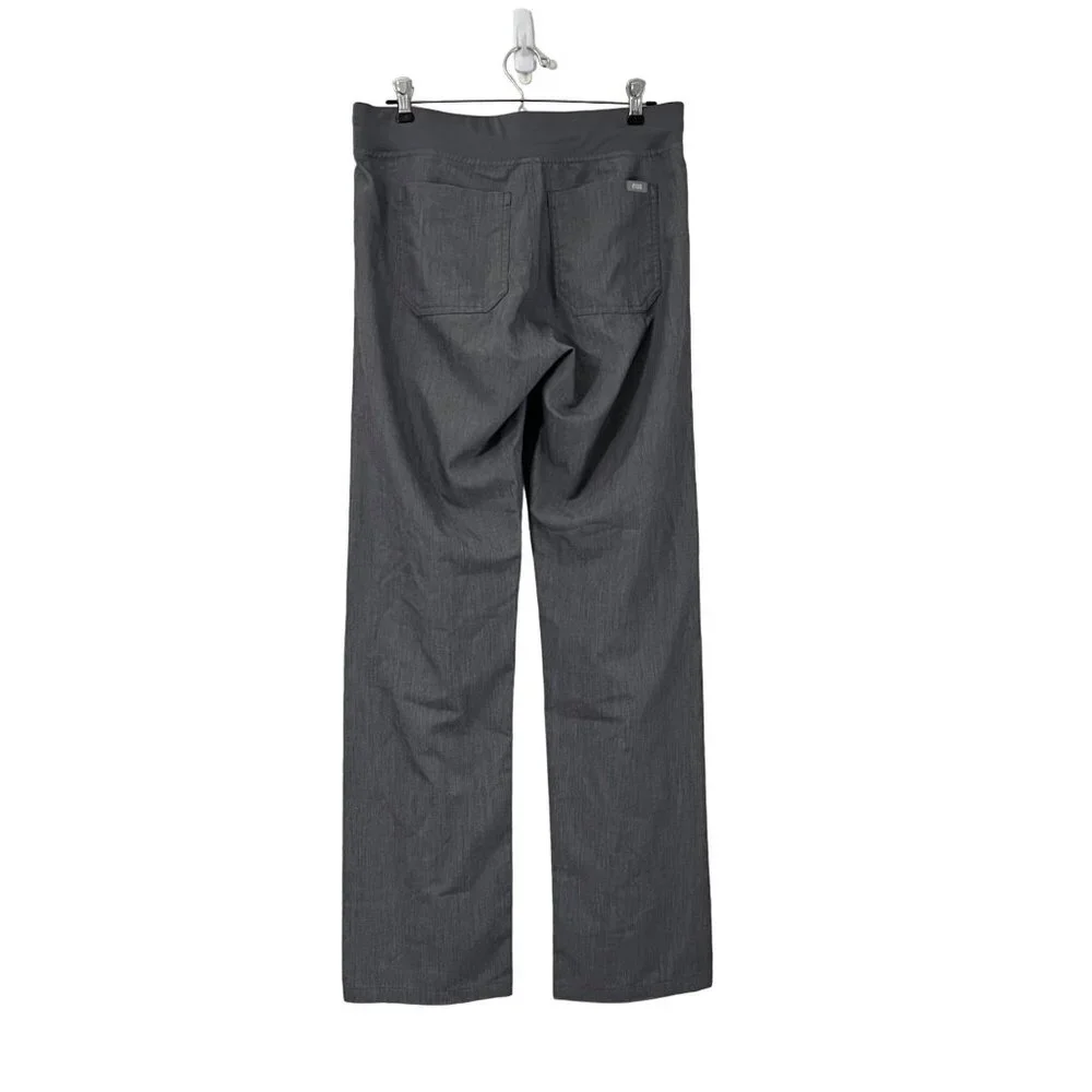 Figs Mens Gray Pisco Scrub Pull On Pants Size Small Tall